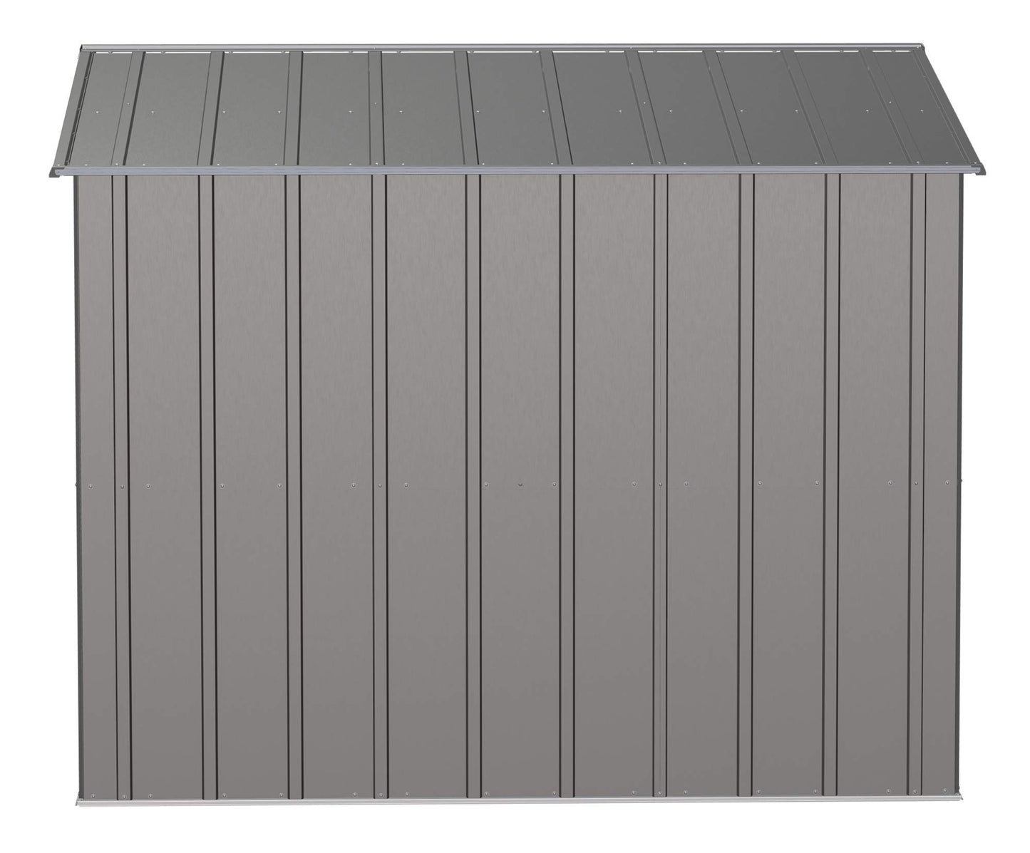 Arrow Shed Classic 10' x 8' Hangar de rangement extérieur cadenassable en acier Charbon de bois