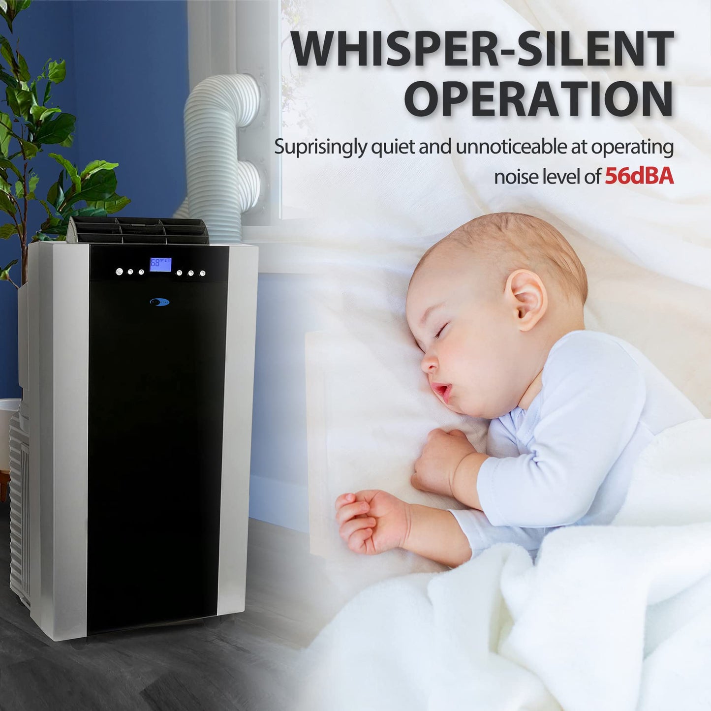 Whynter ARC-14S 14,000 BTU Dual Hose Portable Air Conditioner