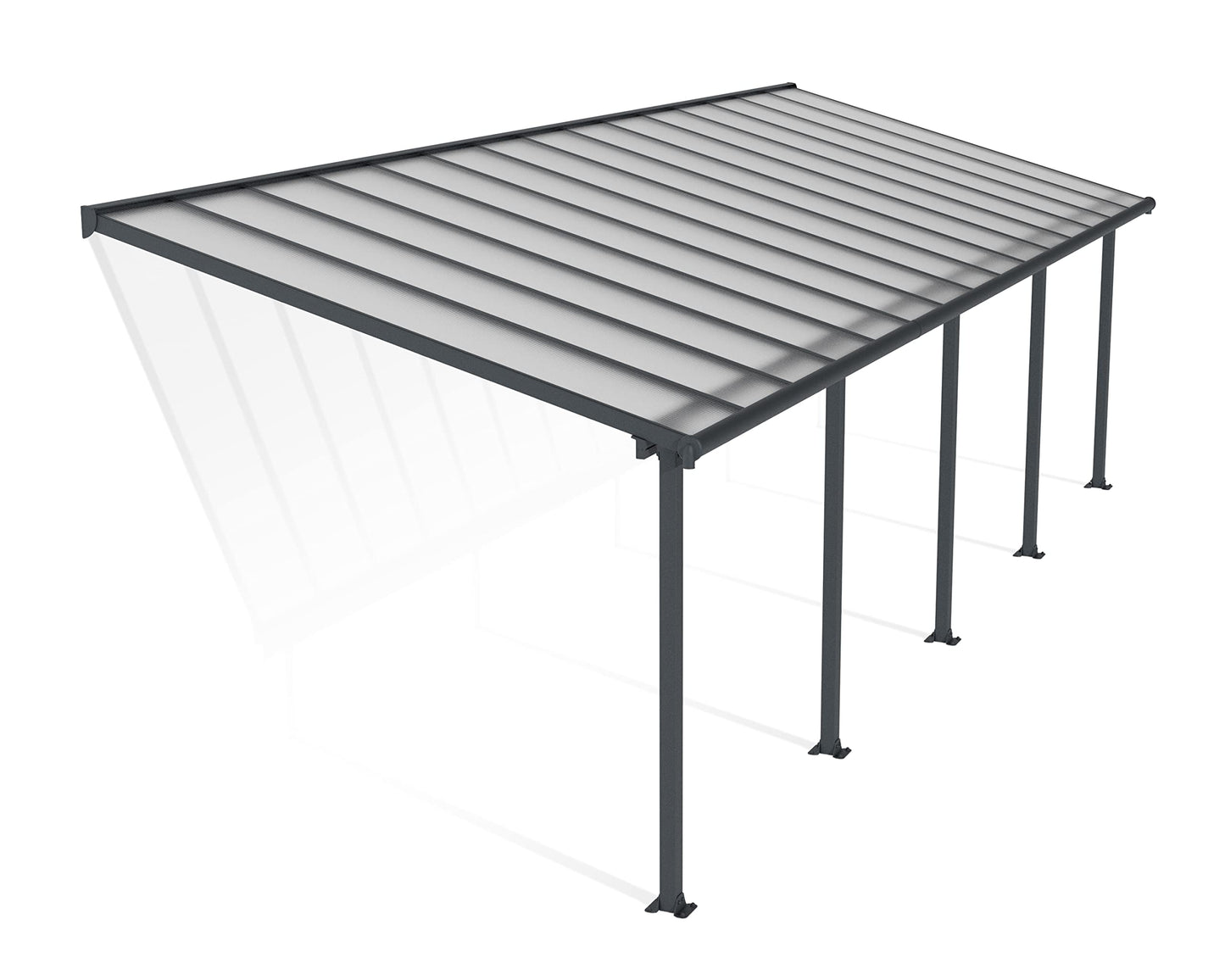 Palram - Canopia Olympia Patio Cover - 10' x 30' - Gray/Bronze 10β x 30β