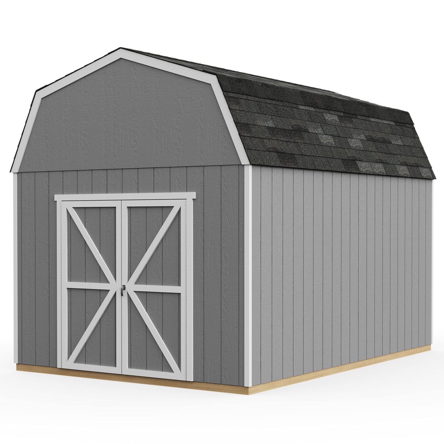 Handy Home Products Hangar de rangement en bois à faire soi-même Braymore 10 x 14 cm sans plancher