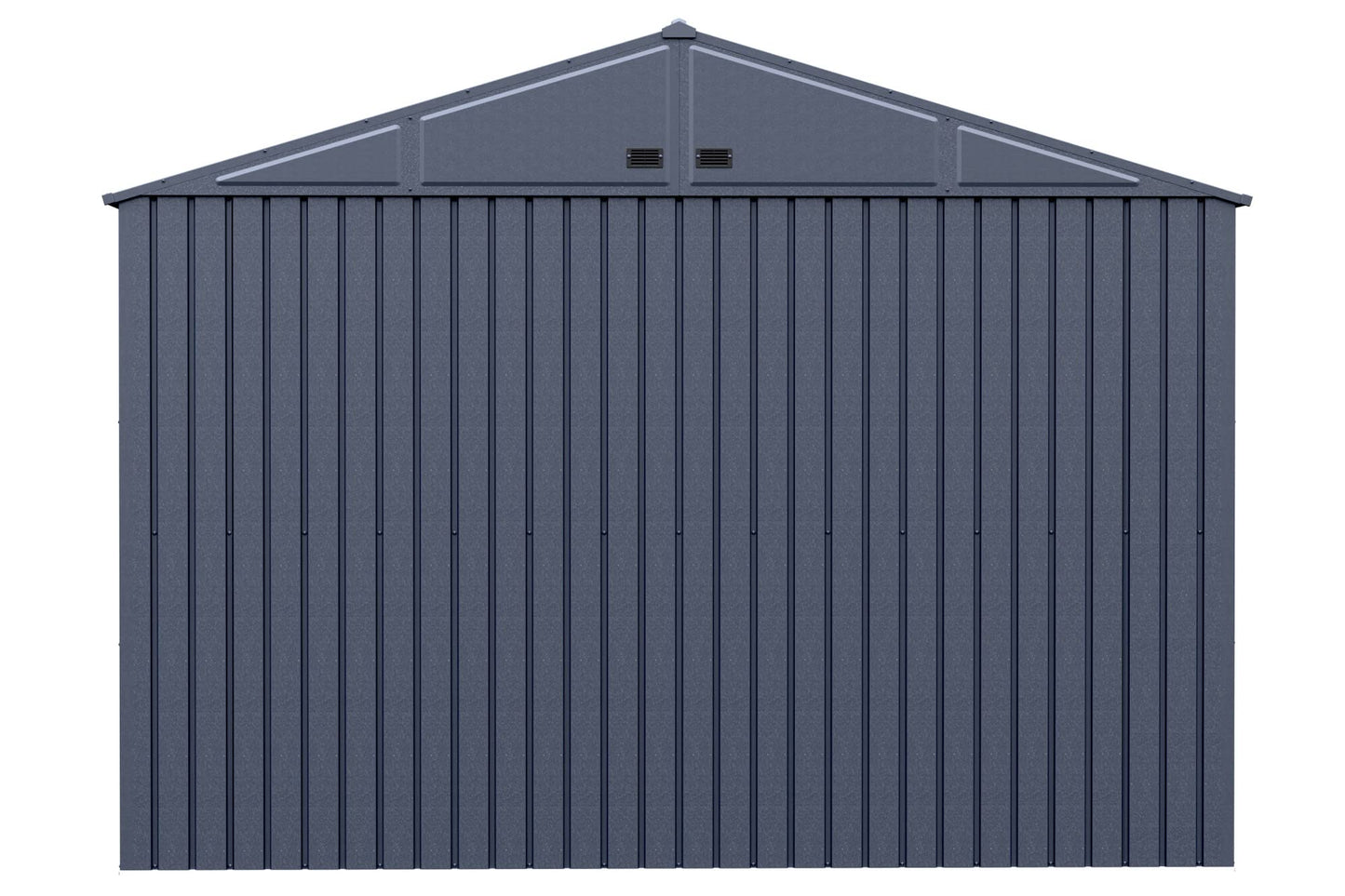 Arrow Shed Elite 10' x 14' Outdoor Lockable Gable Roof Steel Storage Shed Building, Anthracite