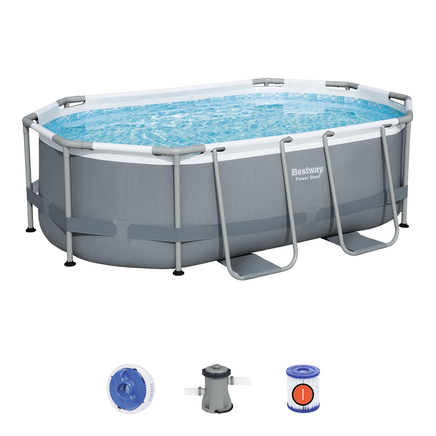 Bestway Oval Pool Set 10' x 6'7" x 33"