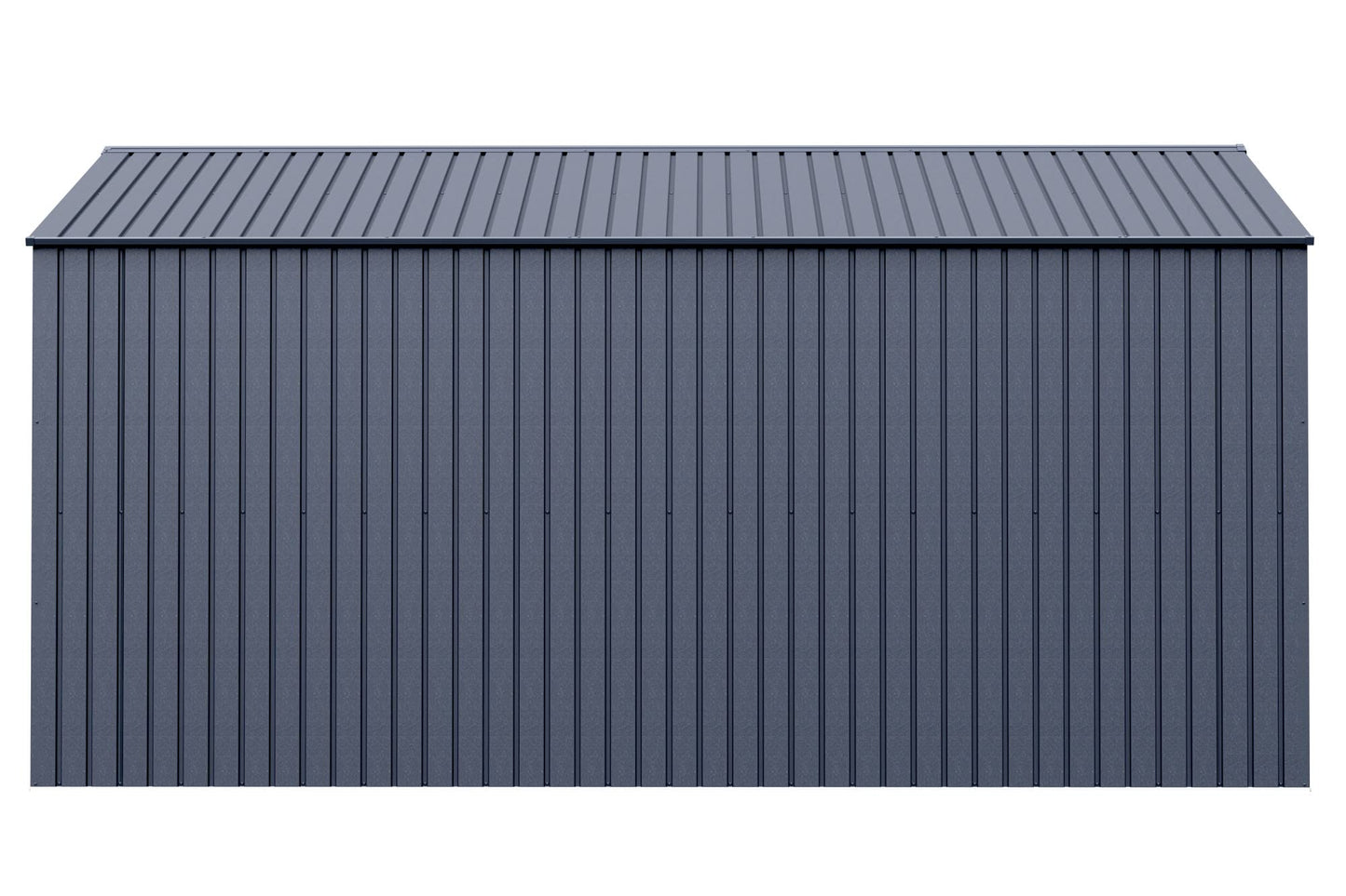 Arrow Shed Elite 10' x 14' Outdoor Lockable Gable Roof Steel Storage Shed Building, Anthracite