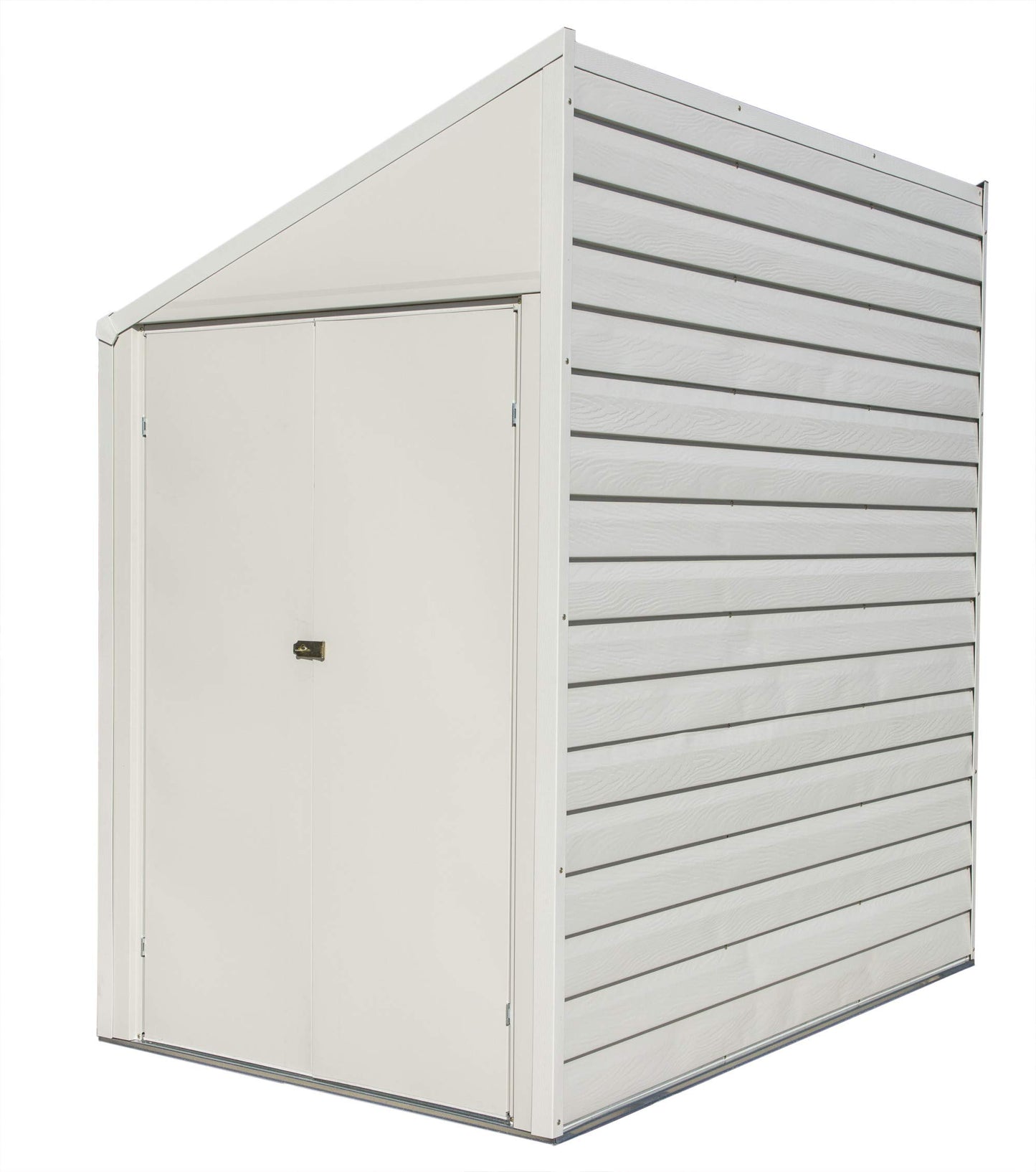 Arrow Shed YS47-A Hangar de rangement compact en acier galvanisé avec toit en pente, 4' x 7' 4' x 7'