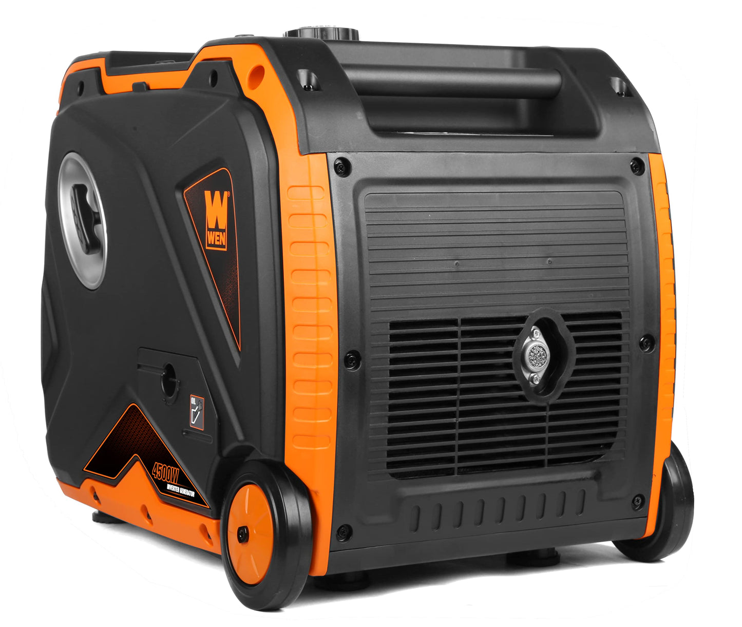 WEN DF452iX Super Quiet 4500-Watt Remote Electric Start Dual Fuel RV-Ready Portable Inverter Generator