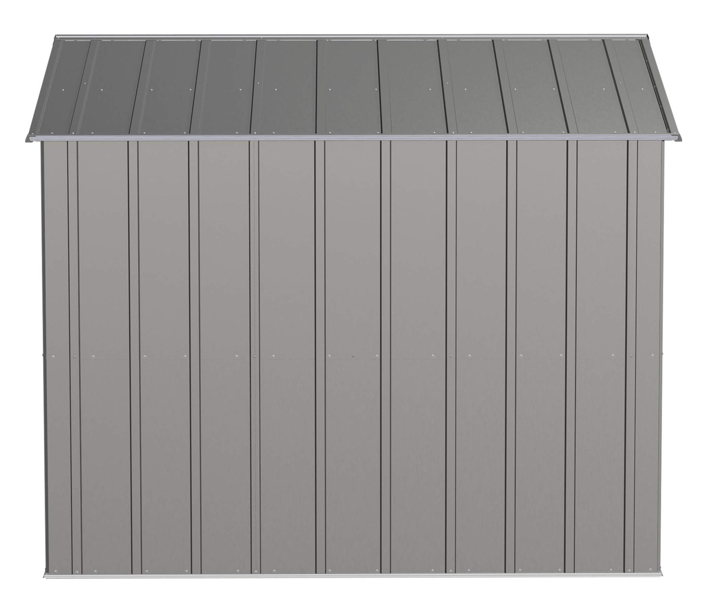 Arrow Shed Classic 10' x 8' Hangar de rangement extérieur cadenassable en acier Charbon de bois