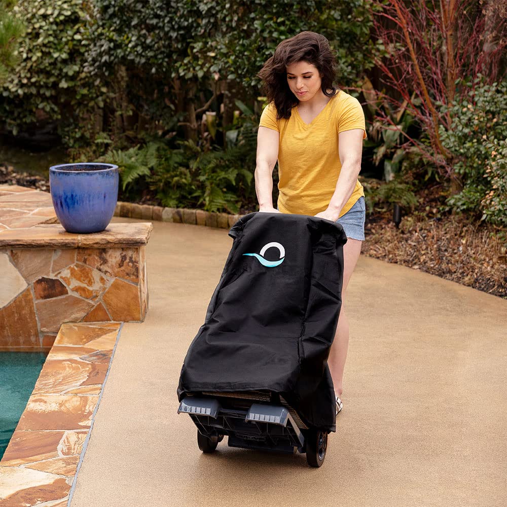 Dolphin Genuine Accessory - Robotic Pool Vacuum Cleaner Universal Caddy and Classic Caddy Cover Bundle, The Stress-Free Storage Solution for Your Robot