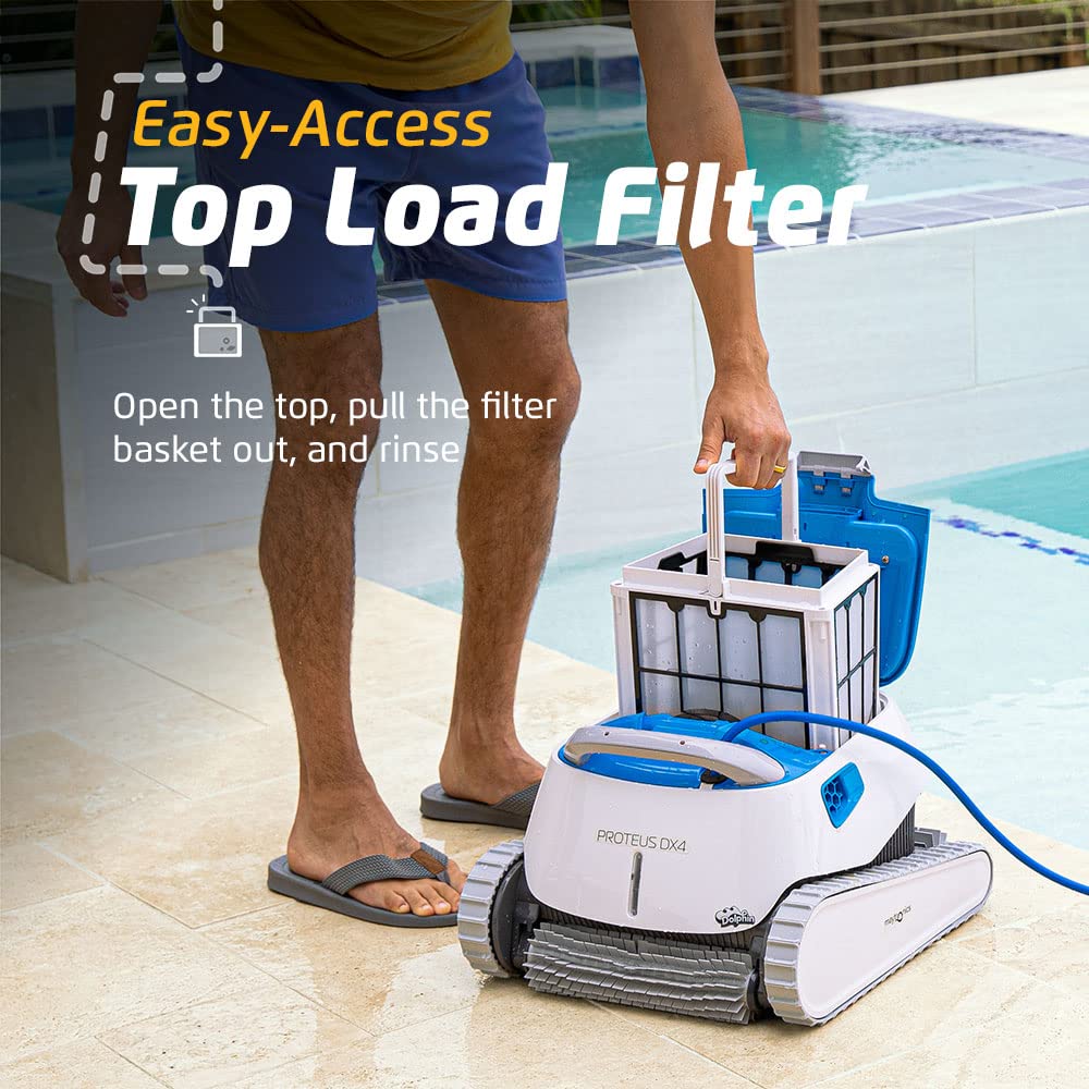 Dolphin Proteus DX4 Robotic Pool Vacuum Cleaner