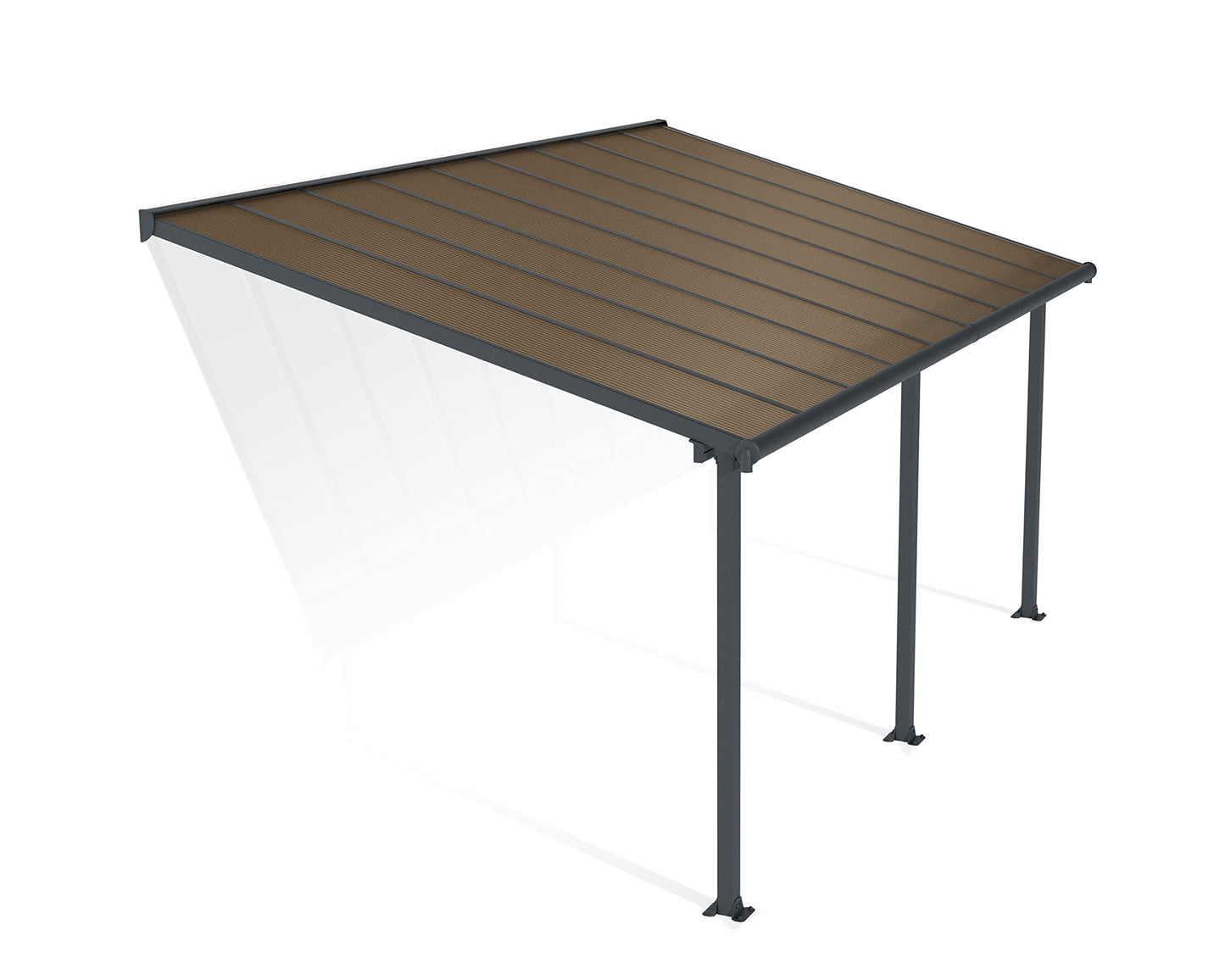 Palram - Housse de terrasse Canopia Olympia, 10' x 18', gris/bronze 10' x 18'