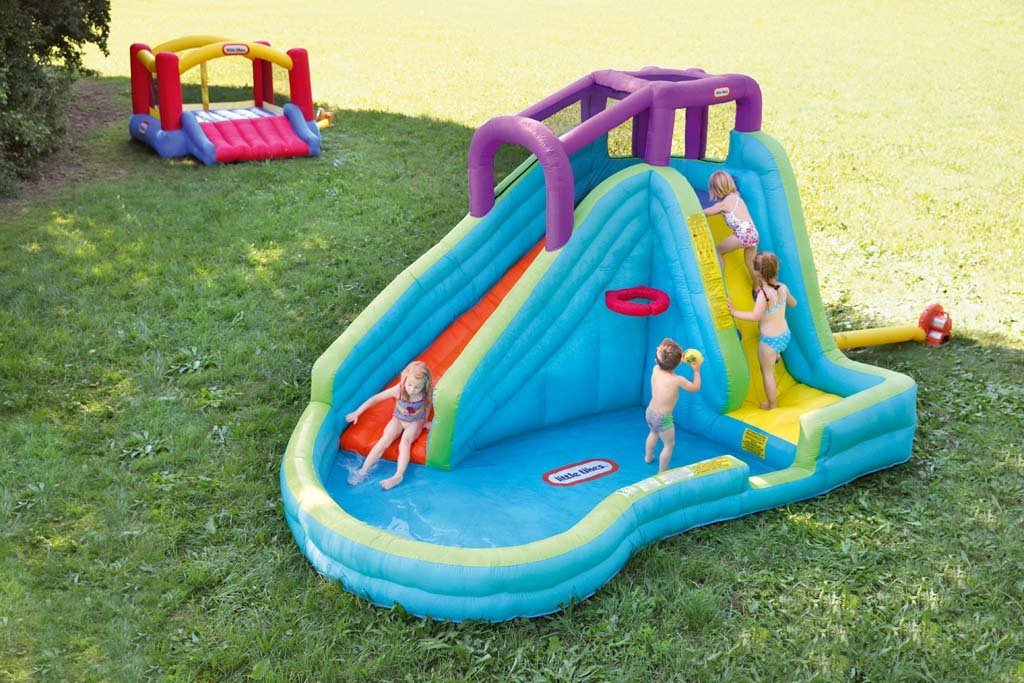 Little Tikes Slam 'n Curve Slide, Multicolor