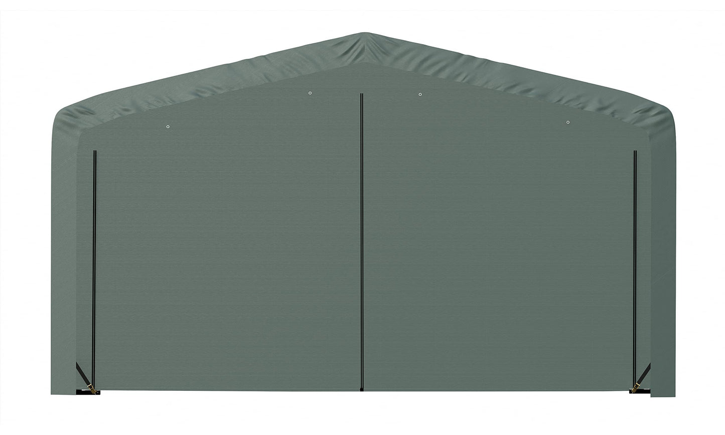 ShelterLogic ShelterTube Abri de garage et de stockage, 20' x 27' x 12', cadre en acier robuste, boîtier résistant au vent et à la neige, vert 20' x 27' x 12'