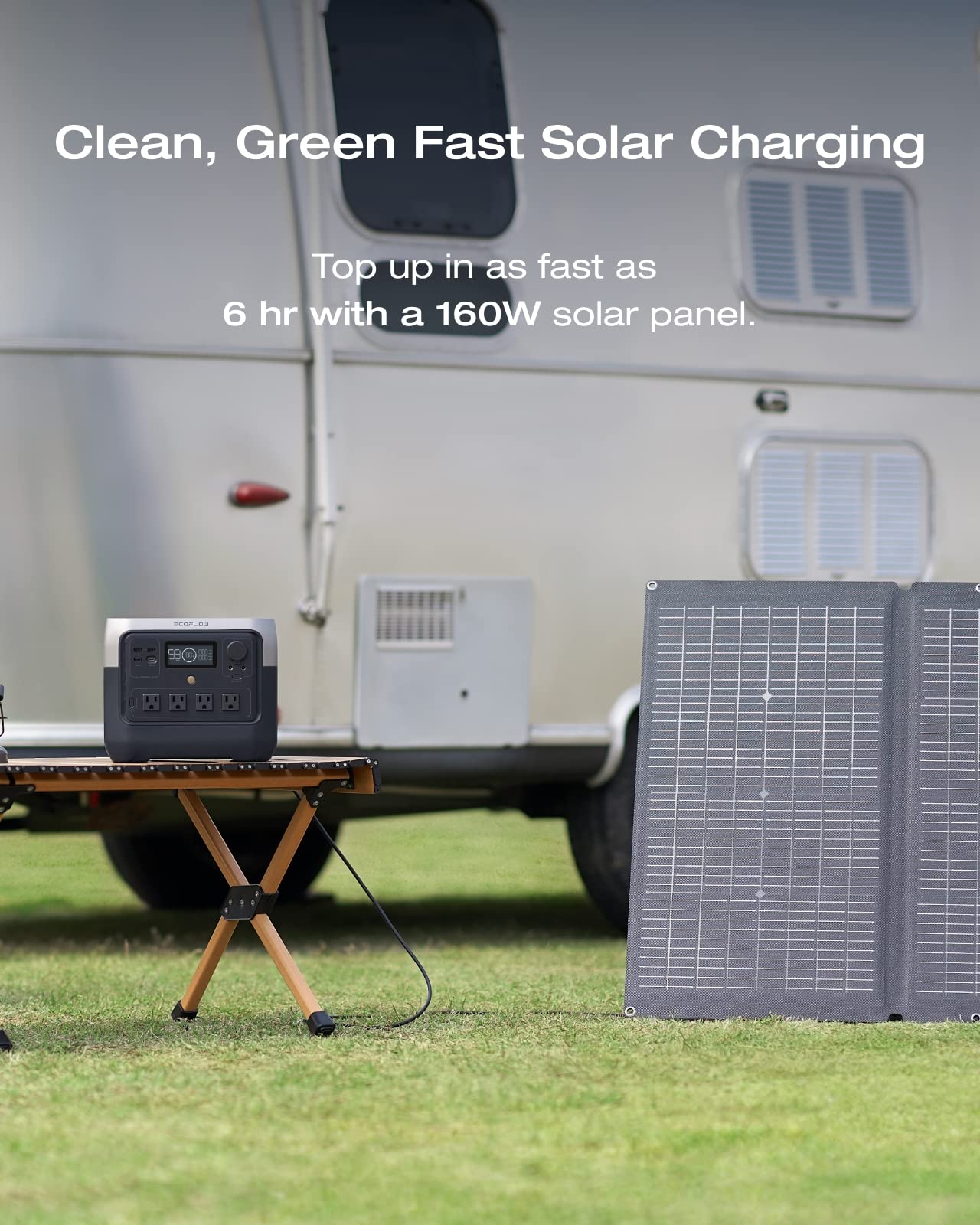 EF ECOFLOW Solar Generator RIVER 2 Pro 768Wh Portable Power Station