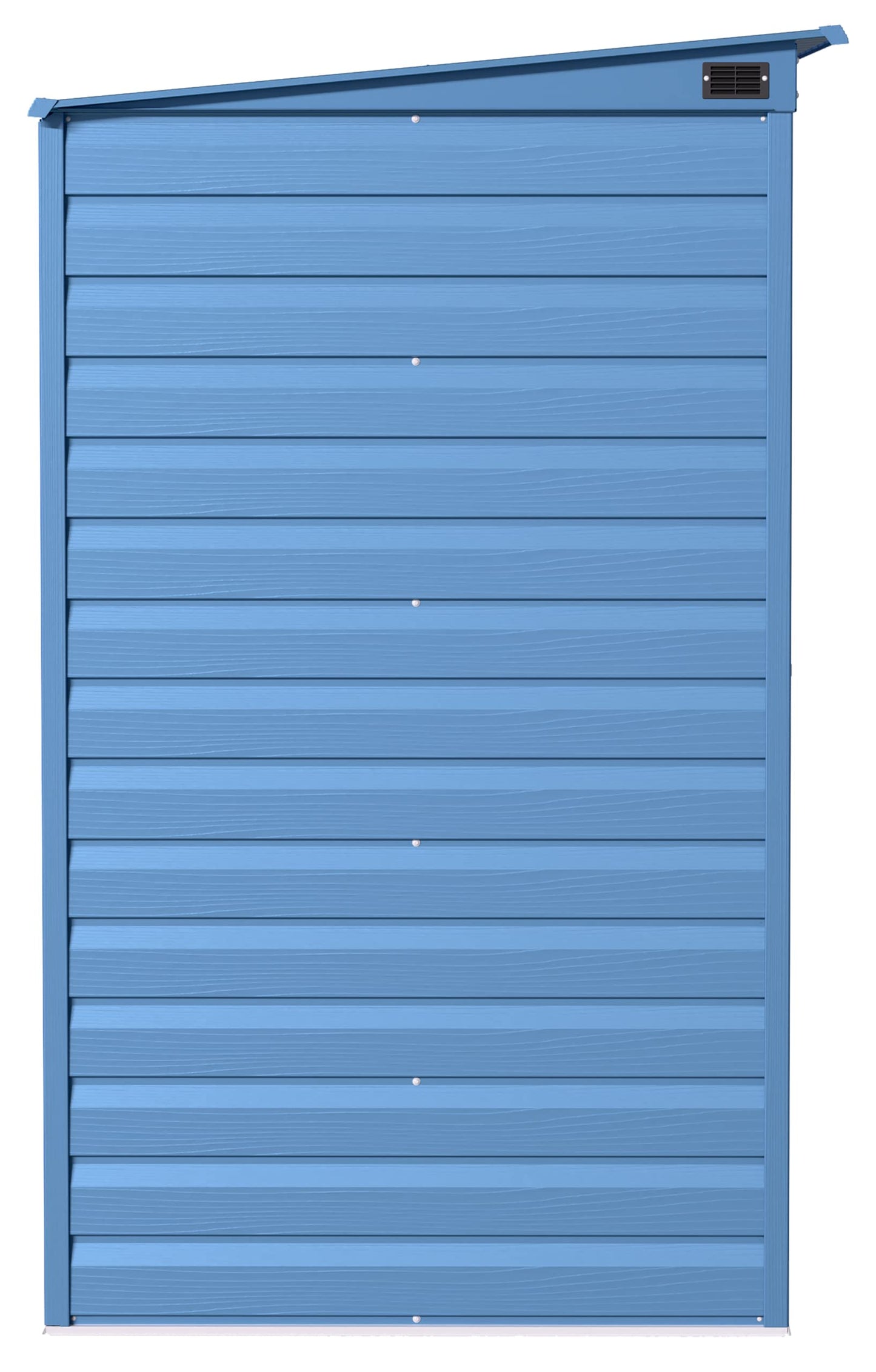 Arrow Shed Select Hangar de rangement extérieur verrouillable en acier, 6' x 4', bleu gris