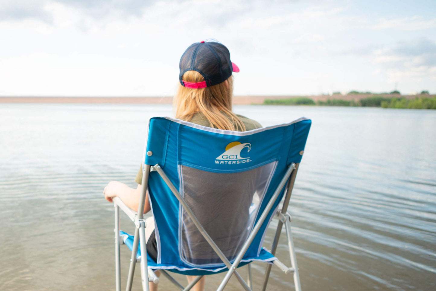 GCI Outdoor Waterside Captain's Folding Beach Chair