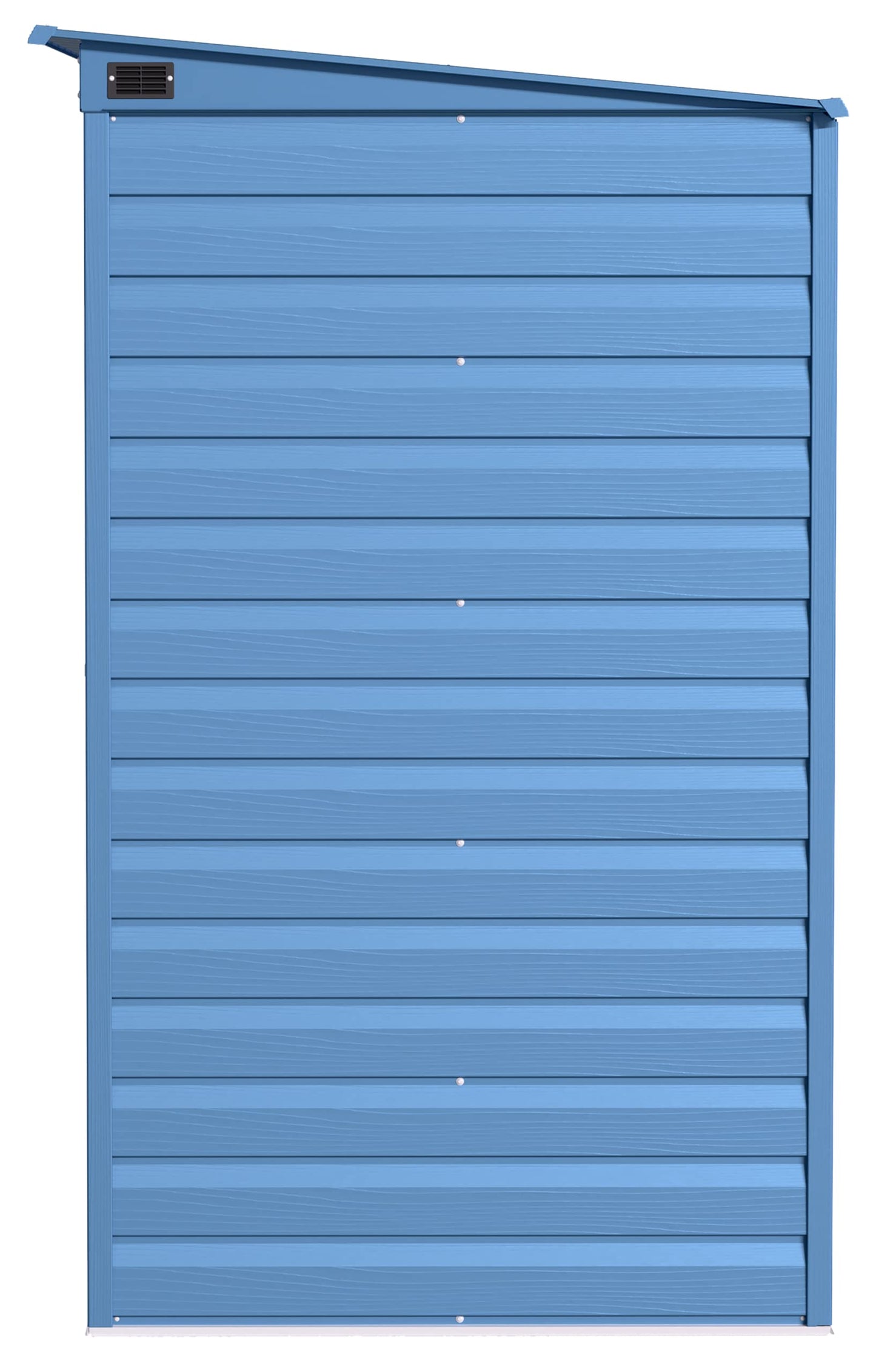 Arrow Shed Select Hangar de rangement extérieur verrouillable en acier, 6' x 4', bleu gris