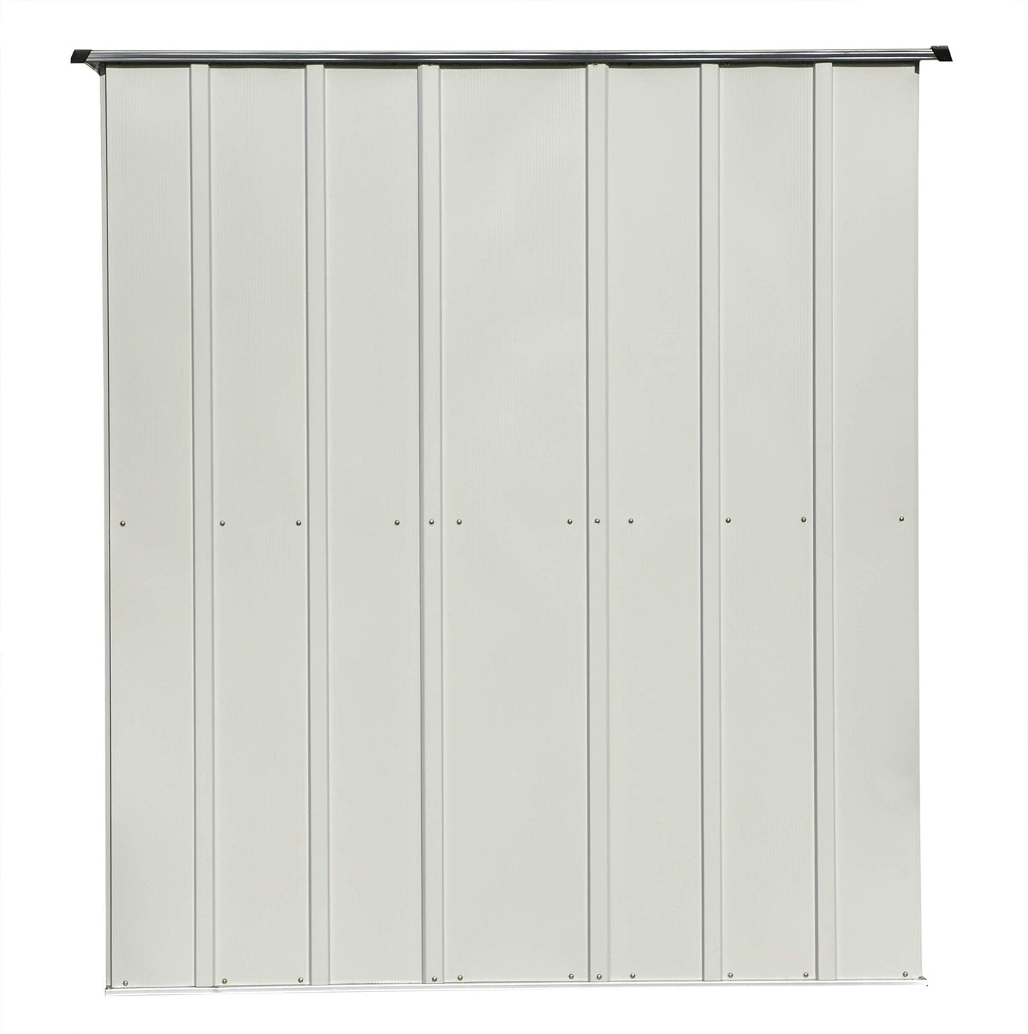 Arrow Shed Shed conçu 5' x 3' x 6' Kit compact d'extérieur en métal pour jardin, terrasse et abri de jardin, gris flûte et anthracite