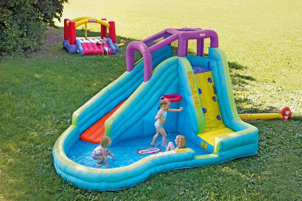 Little Tikes Slam 'n Curve Slide, Multicolor