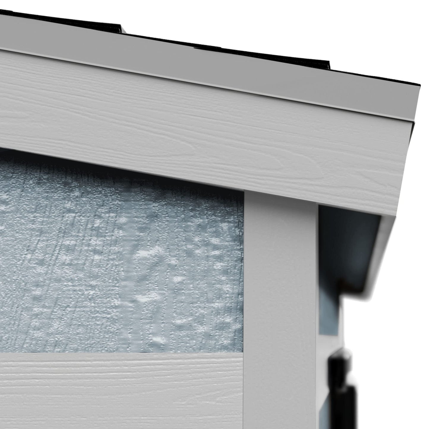 Handy Home Products Cambria 10x4 Outdoor Wood Storage Shed with Full Floor System