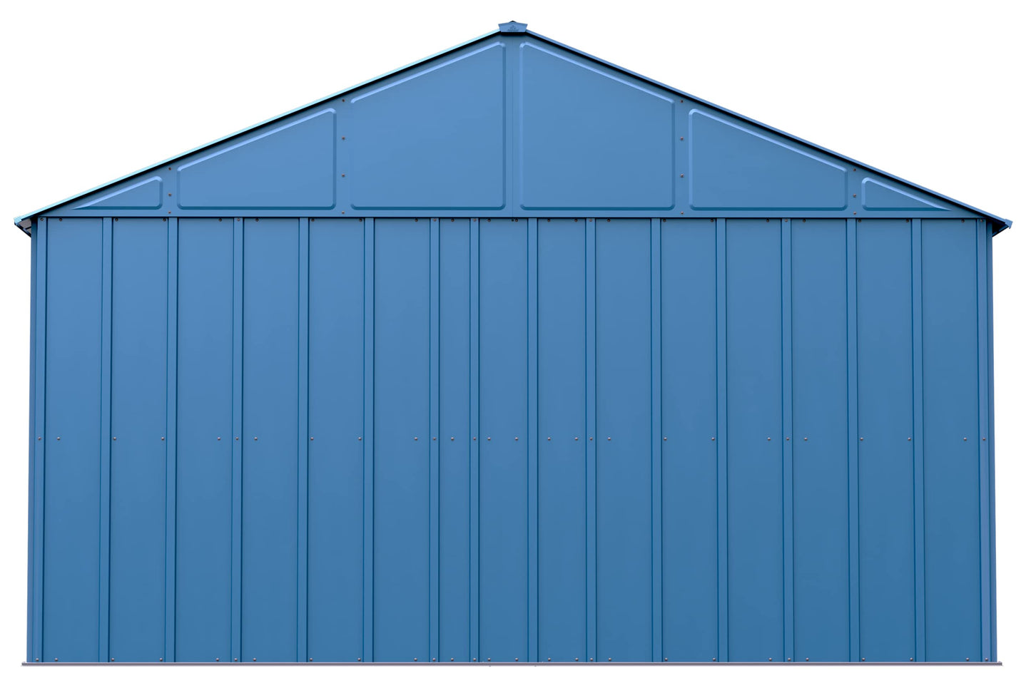 Arrow Sheds Classic 12' x 17' Outdoor Padlockable Steel Storage Shed Building, Blue Grey