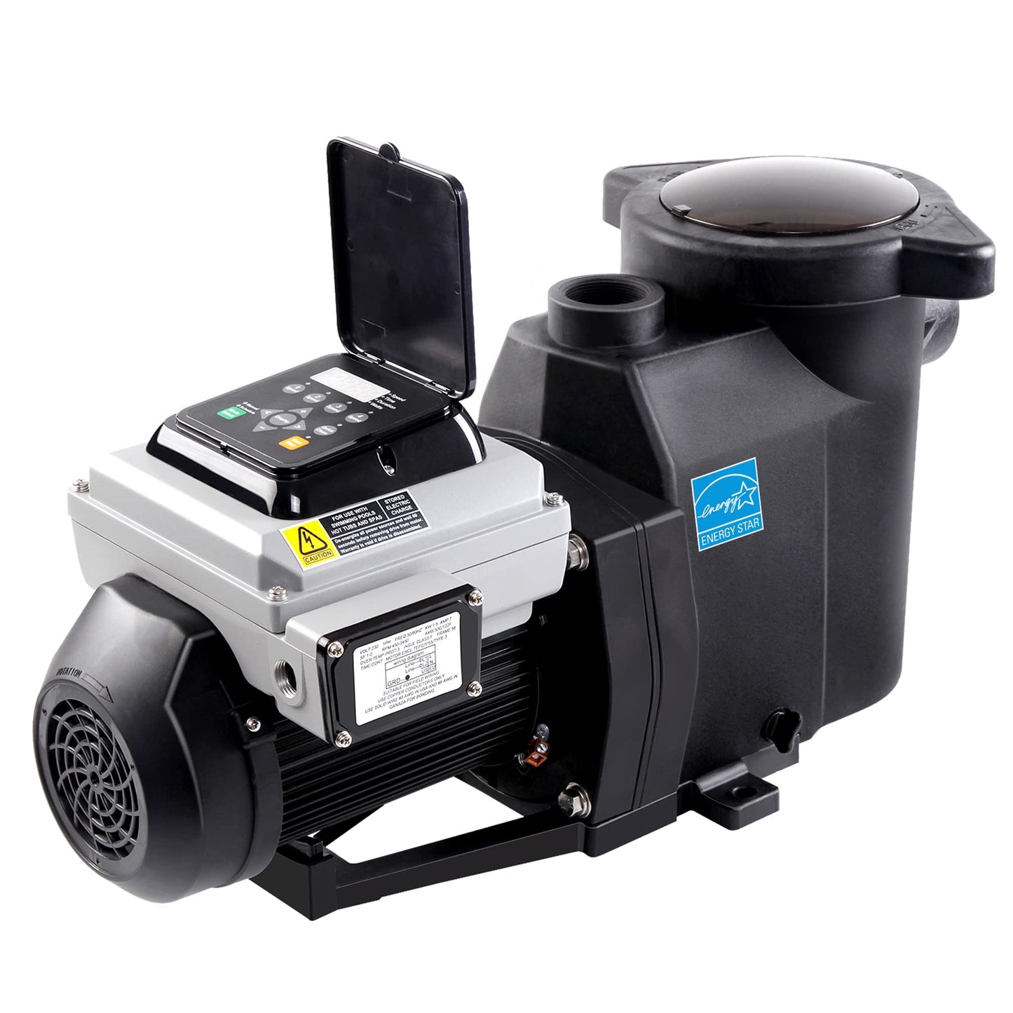 Variable Speed Pool Pump 1.5HP, BLUE WORKS Inground Pool Pump BLPVS1515H, ENERGY STAR Certified, 2-Year USA Warranty 1.5 HP,1.5 In