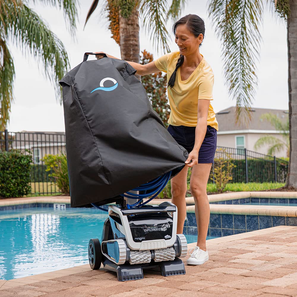 Dolphin Genuine Accessory - Robotic Pool Vacuum Cleaner Universal Caddy and Classic Caddy Cover Bundle, The Stress-Free Storage Solution for Your Robot