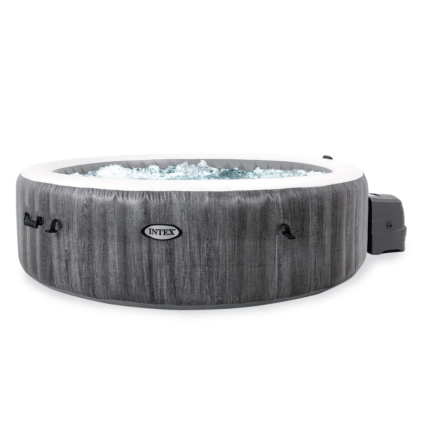 PureSpa™ Greywood Deluxe Inflatable Hot Tub Set - 6 Person