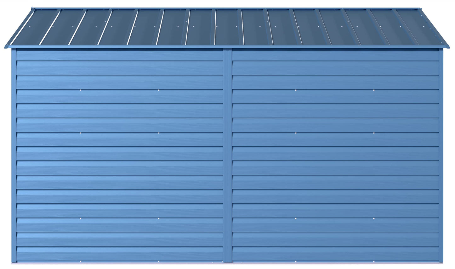 Arrow Shed Select Hangar de rangement extérieur verrouillable en acier, 10' x 12', bleu gris