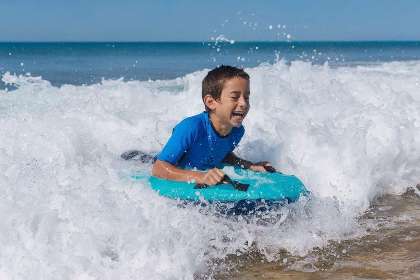 Inflatable Body Surfing Float Board Surf Rider for Slip and Slides Pool Water Game Portable Dual Boogie Board Wave Bodyboard Water Beach Fun Toy Double-Color Design for Kids and Adult 3020Inch Dinosaure
