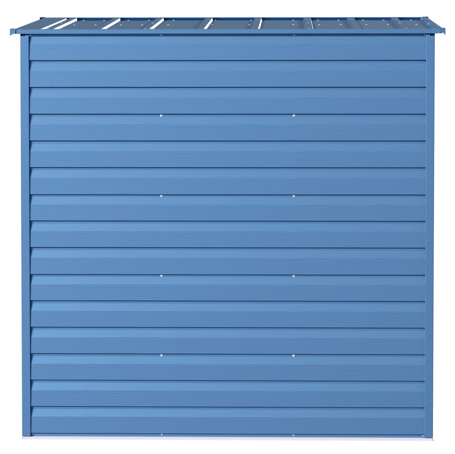 Arrow Shed Select Hangar de rangement extérieur verrouillable en acier, 6' x 4', bleu gris