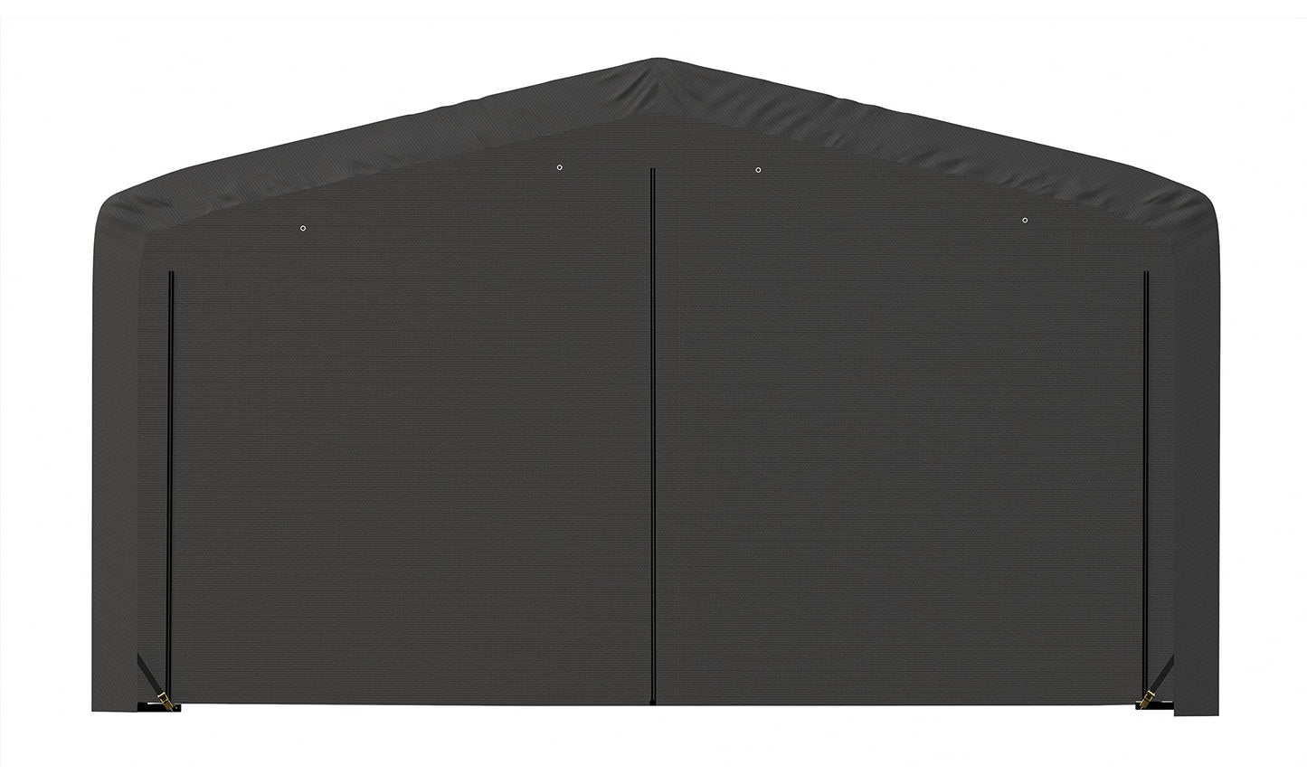 ShelterLogic ShelterTube Garage & Storage Shelter, 20' x 27' x 10' Heavy-Duty Steel Frame Wind and Snow-Load Rated Enclosure, Gray 20' x 27' x 10'