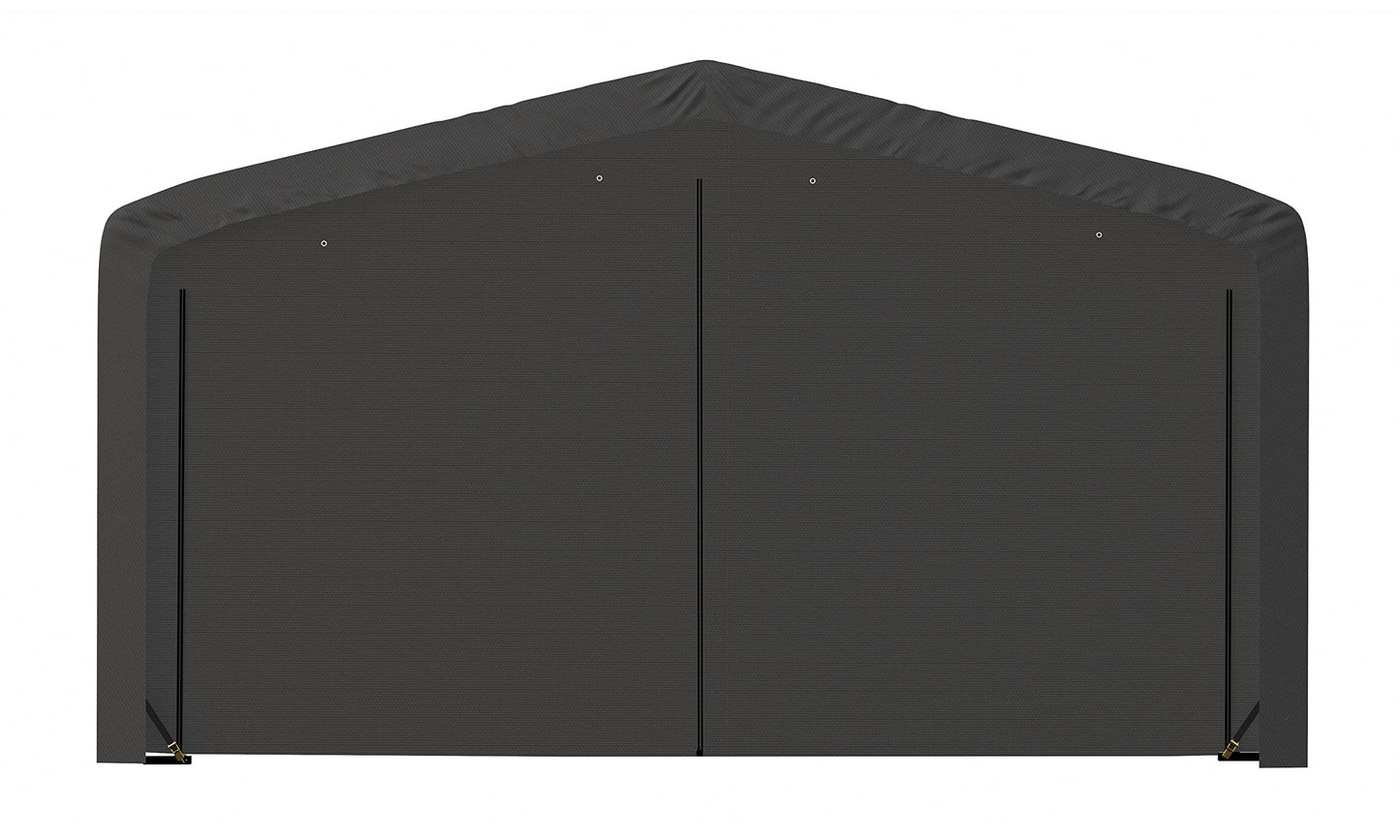 ShelterLogic ShelterTube Abri de garage et de stockage, 20' x 18' x 12', cadre en acier robuste, boîtier résistant au vent et à la neige, gris 20' x 18' x 12'