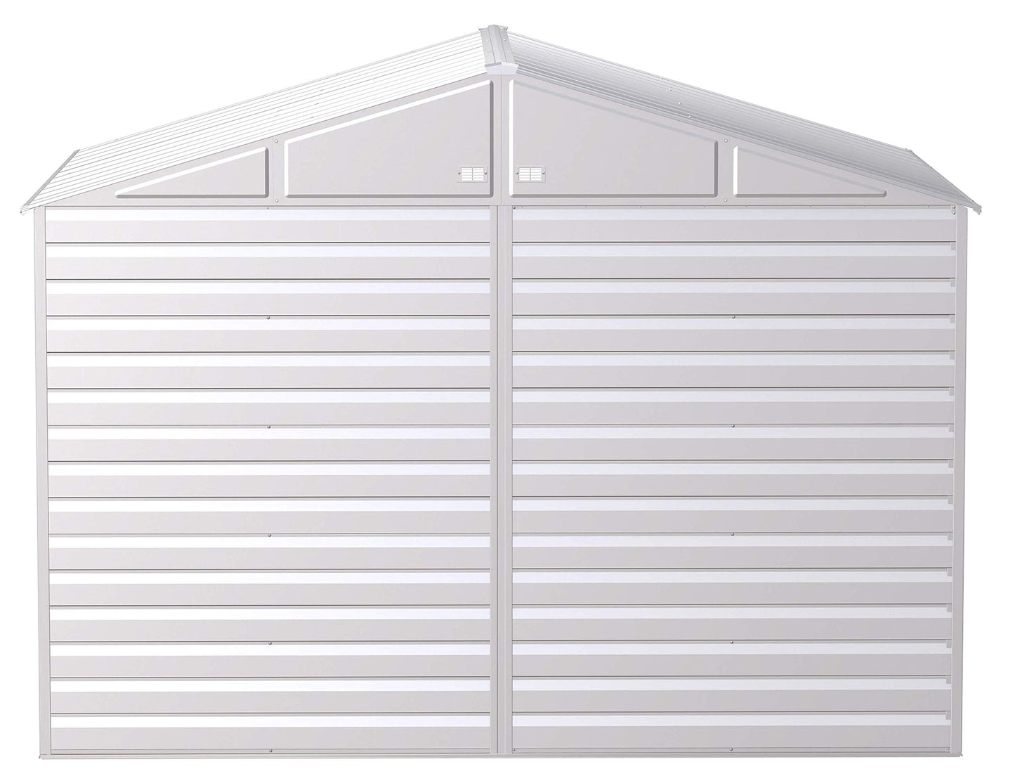 Arrow Shed Select Hangar de rangement extérieur verrouillable en acier, 10' x 8', gris flûte