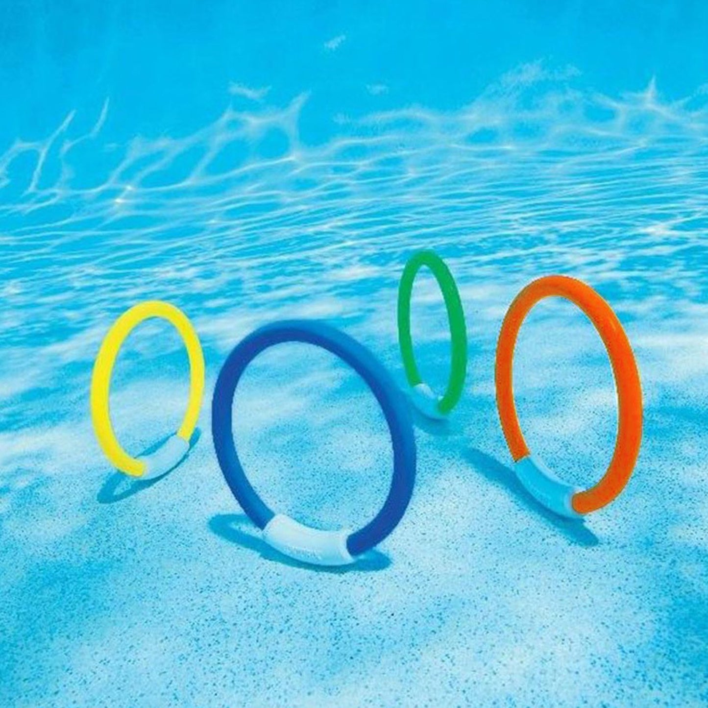 Underwater Pool Toys, Training Pool Diving Rings Swim Toys Dive Rings Diving Toys Gift Set Kids Pool Toys for Fun Water Toys Games
