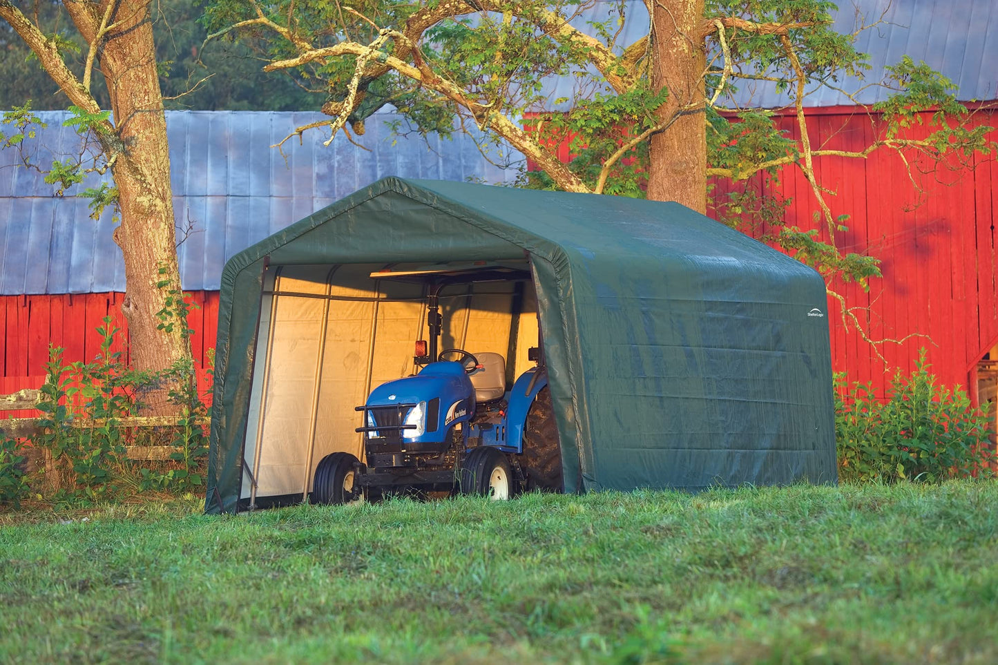 ShelterLogic 72444 Vert 12'x24'x8' Abri de style pic 12'x24'x8'