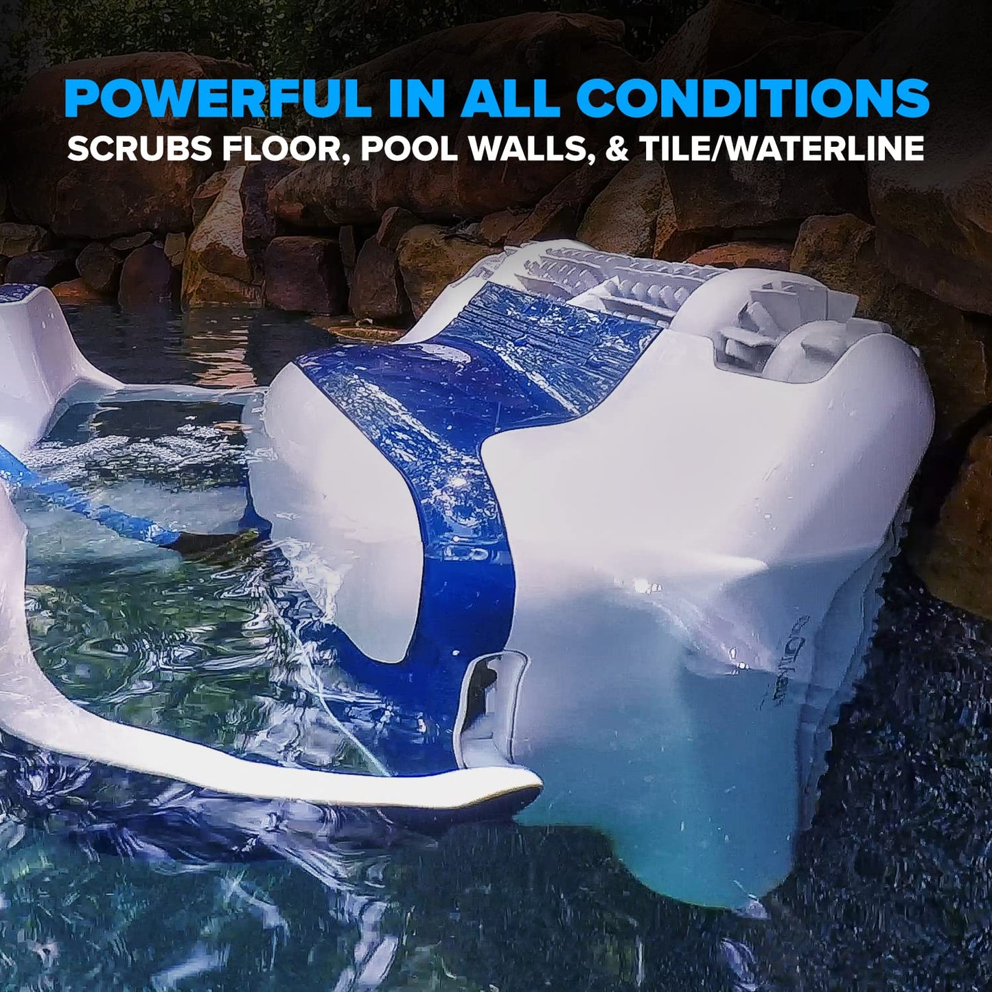 Dolphin Sigma Robotic Pool Cleaner with Bluetooth and Massive Top-Load Cartridge Filters, Ideal for Pools up to 50 Feet.