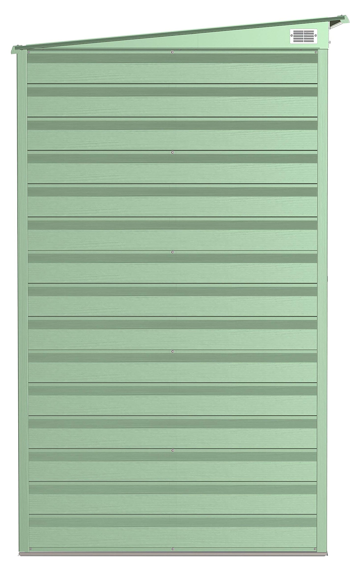Arrow Shed Select Hangar de rangement extérieur verrouillable en acier, 10' x 4', vert sauge