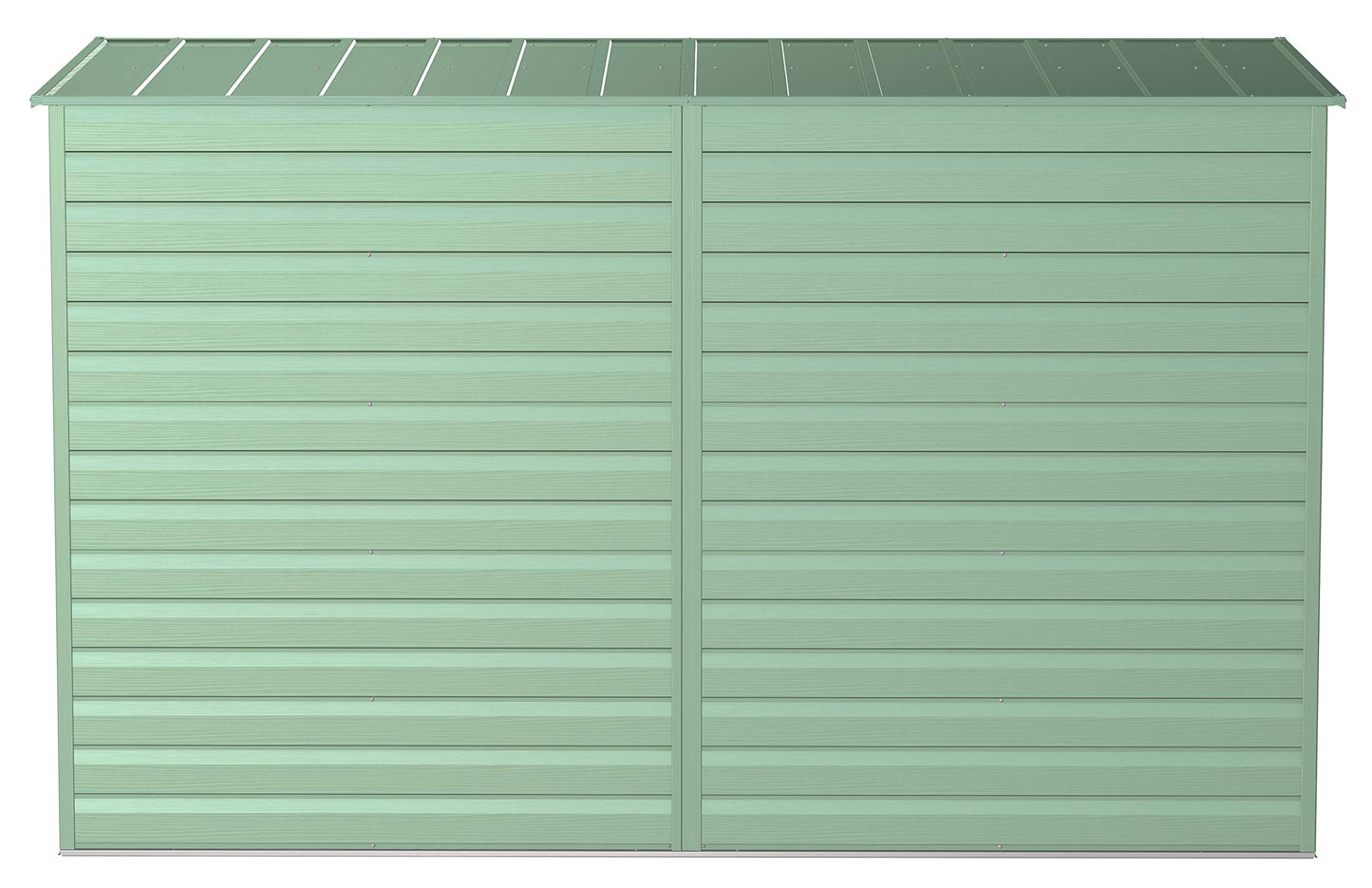 Arrow Shed Select Hangar de rangement extérieur verrouillable en acier, 10' x 4', vert sauge