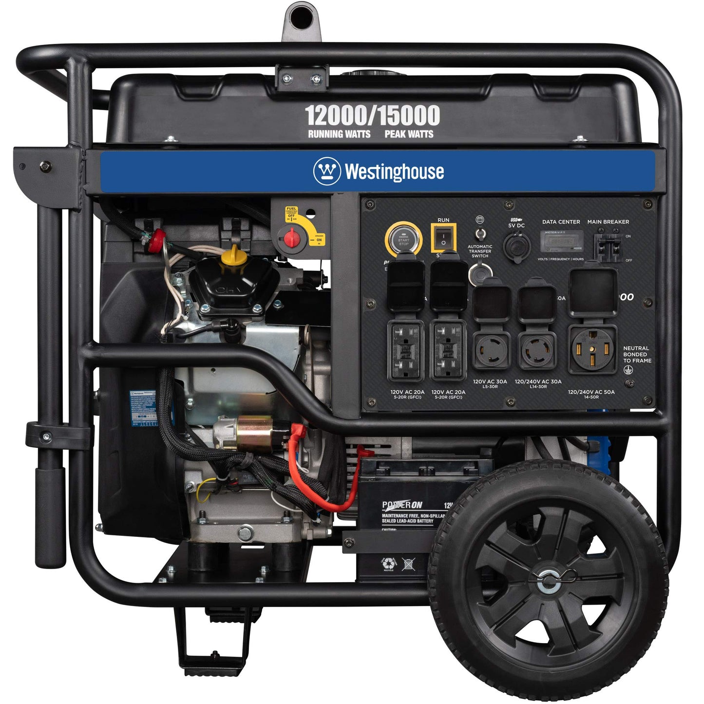 Westinghouse Outdoor Power Equipment 15000 Peak Watt Home Backup Portable Generator with Remote Start