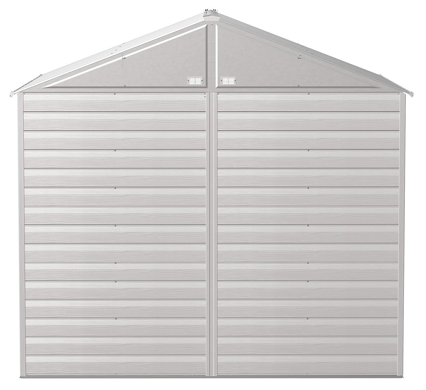 Arrow Shed Select Hangar de rangement extérieur verrouillable en acier, 8' x 8', gris flûte