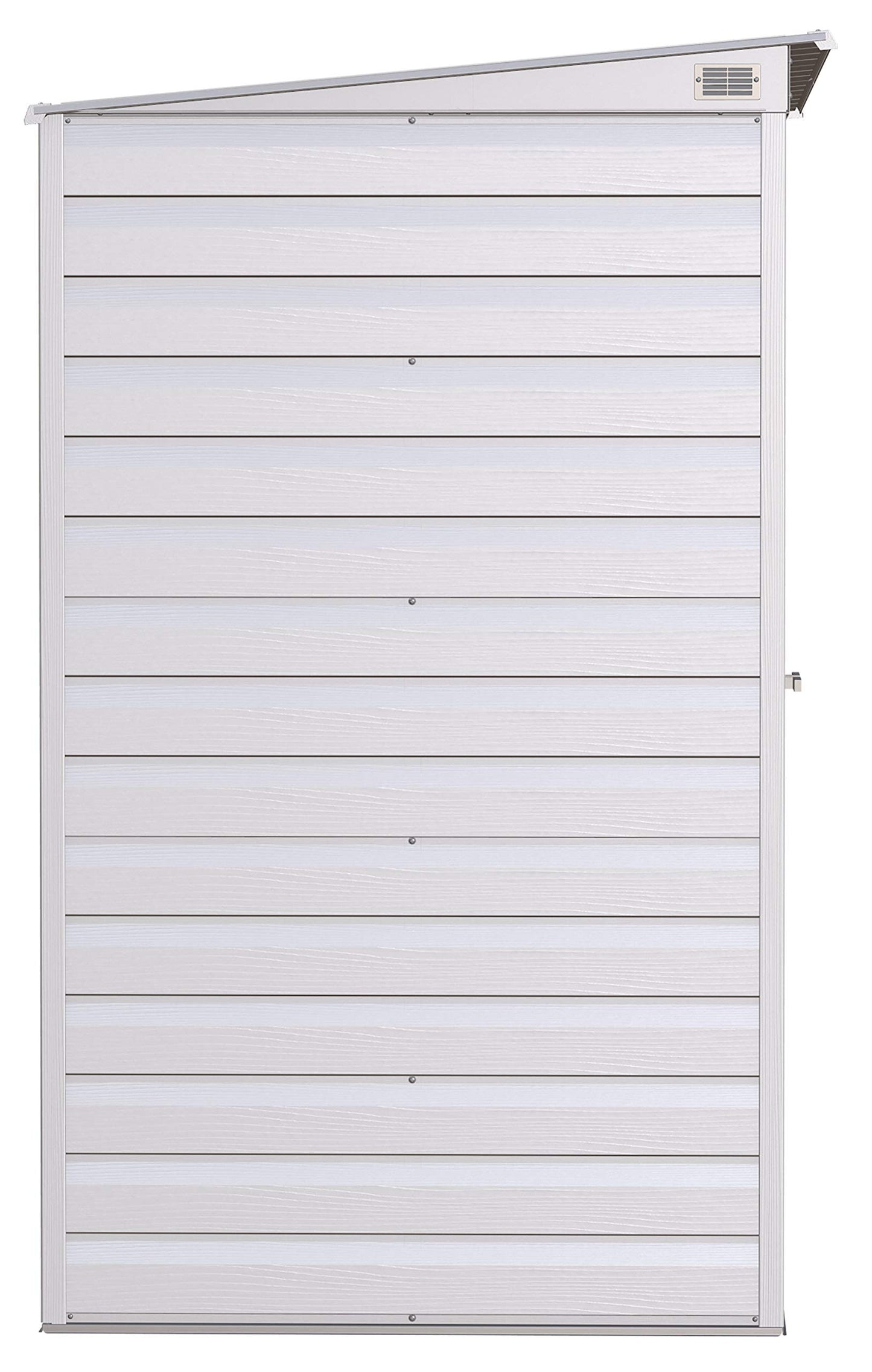 Arrow Shed Select 10' x 4' Outdoor Lockable Steel Storage Shed Building, Flute Grey