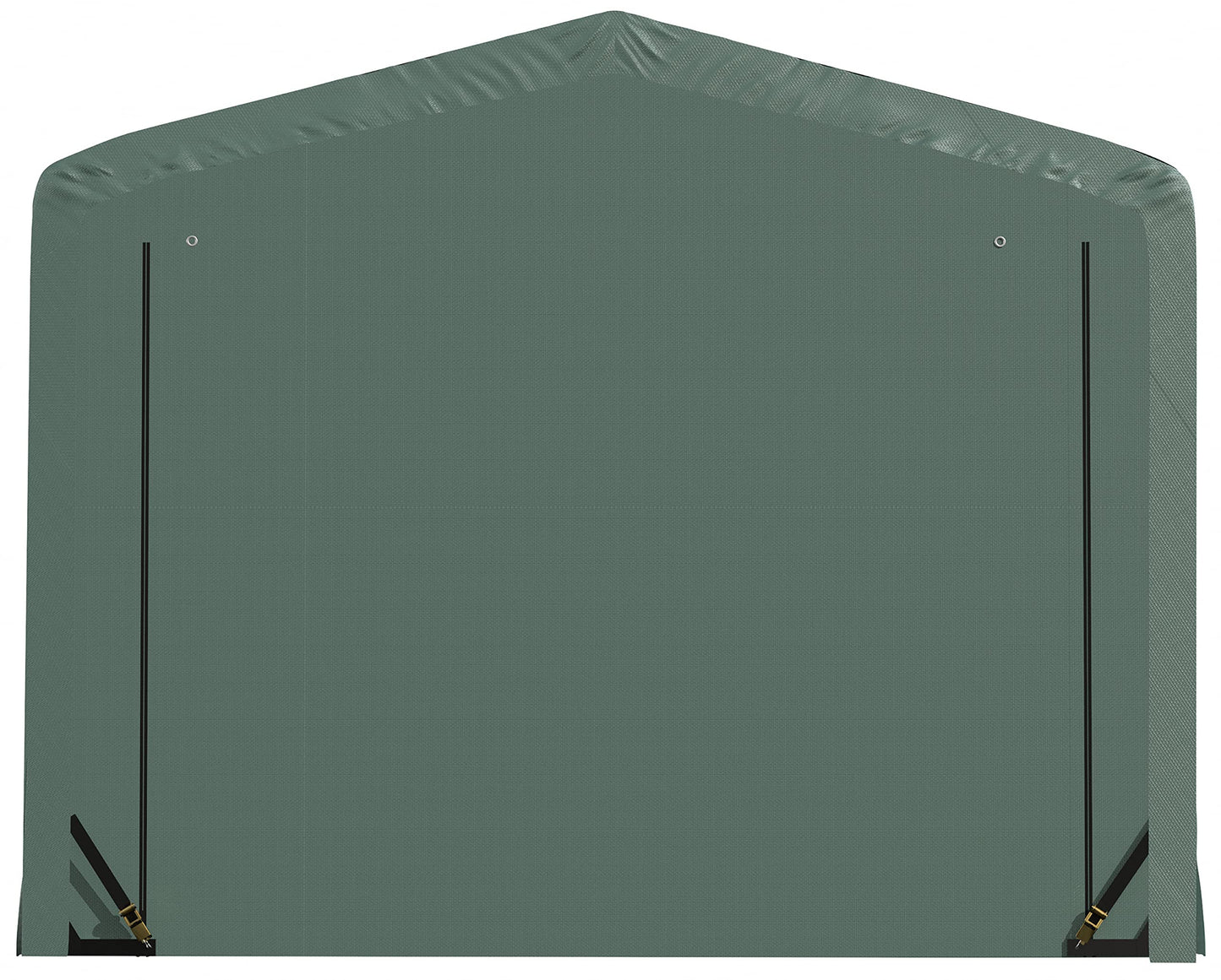 ShelterLogic ShelterTube Abri de garage et de stockage, 10' x 27' x 8', cadre en acier robuste, boîtier résistant au vent et à la neige, vert 10' x 27' x 8'