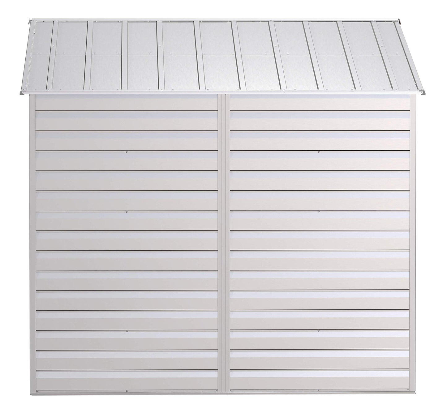 Arrow Shed Select Hangar de rangement extérieur verrouillable en acier, 10' x 8', gris flûte