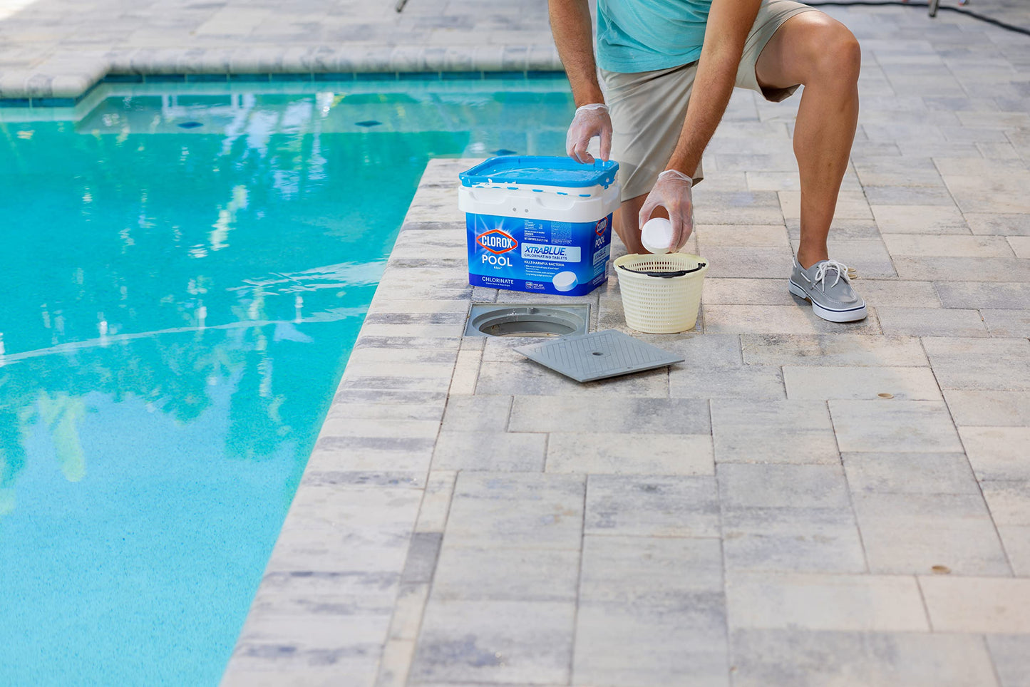 Clorox Pool&Spa XtraBlue 3" Long Lasting Chlorinating Tablets 35 lb