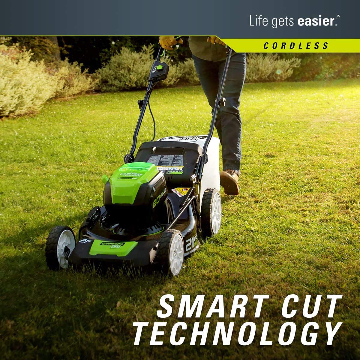 Greenworks Pro 80 V Tondeuse à gazon poussée 21 pouces 80 V, outil uniquement Tondeuse 21" (outil uniquement)