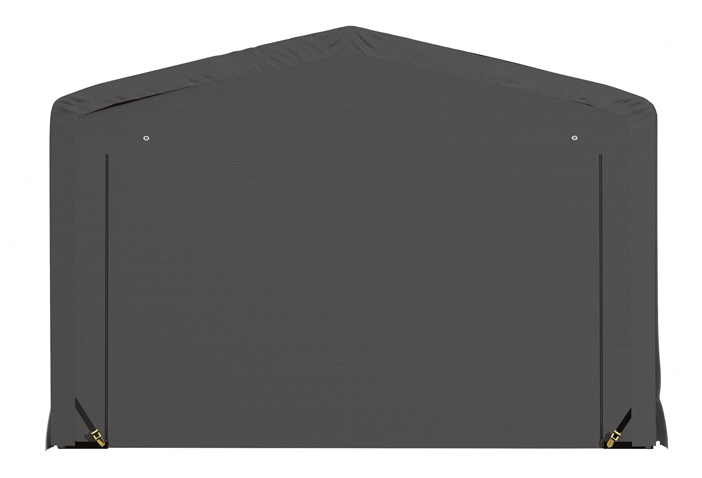 ShelterLogic ShelterTube Abri de garage et de stockage, 12' x 27' x 8', cadre en acier robuste, boîtier résistant au vent et à la neige, gris 12' x 27' x 8'