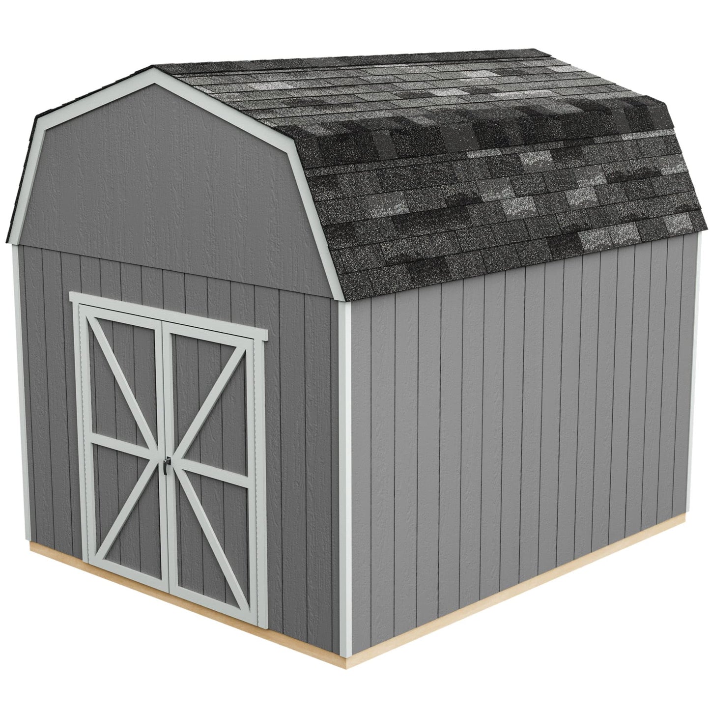 Handy Home Products Hangar de rangement en bois à faire soi-même Braymore 10 x 12 sans plancher