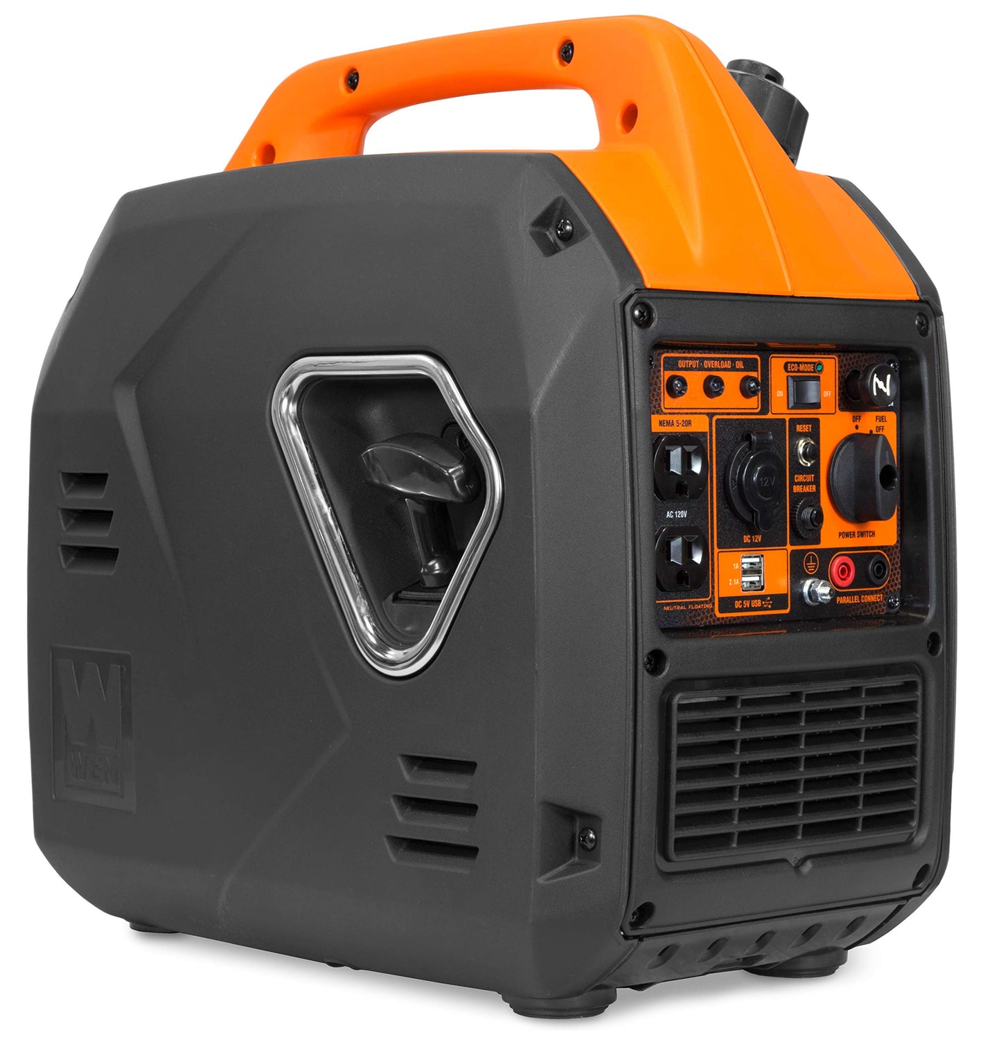 WEN 56235i Super Quiet 2350-Watt Portable Inverter Generator with Fuel Shut Off, CARB Compliant, Ultra Lightweight, Black 2350W Generator