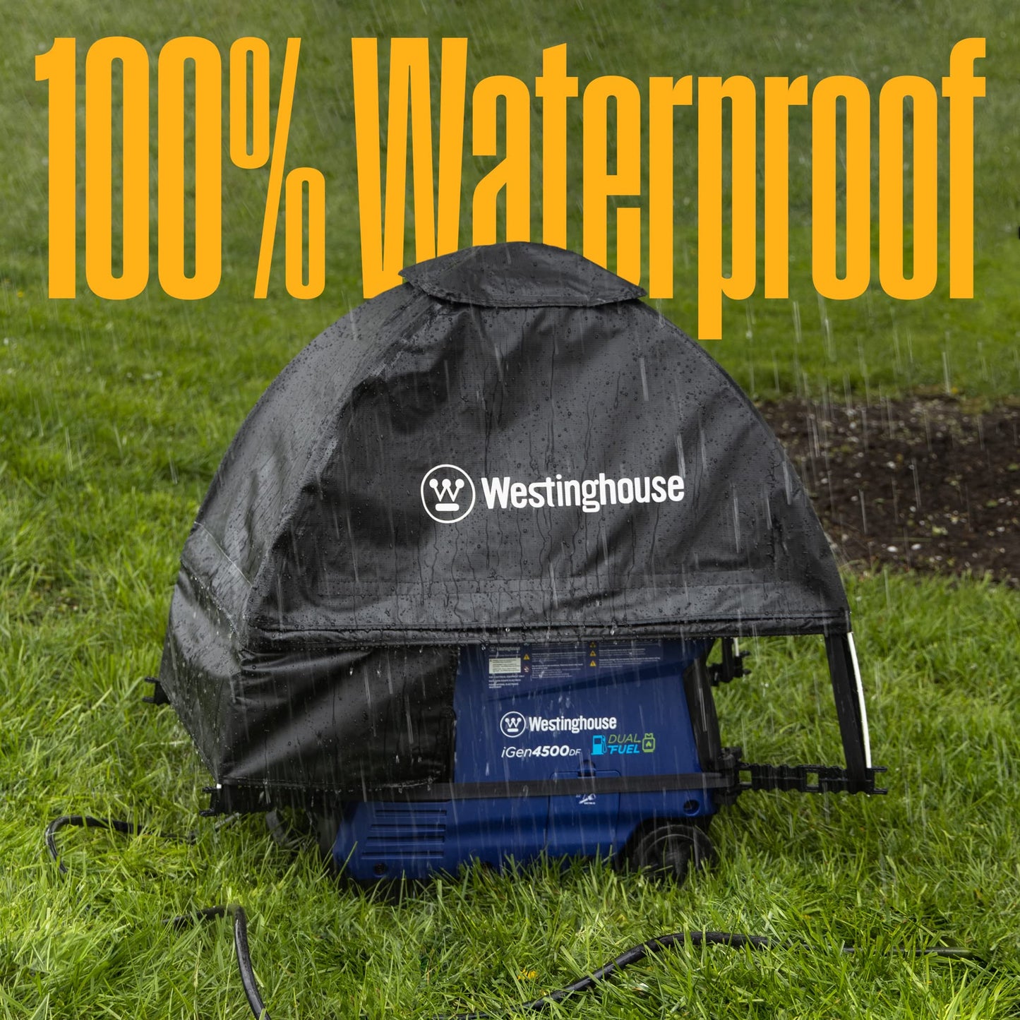Westinghouse Outdoor Power Equipment IGENTENT Tent for Westinghouse Inverter Generators, Black Generator Running Cover