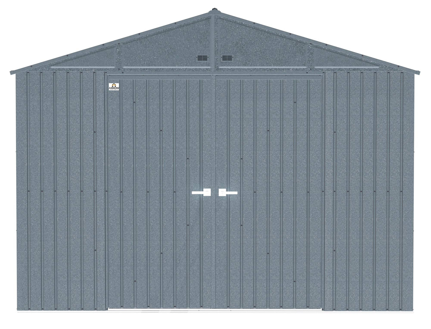 Arrow Shed Elite Hangar de rangement extérieur verrouillable en acier, 10' x 8', Anthracite