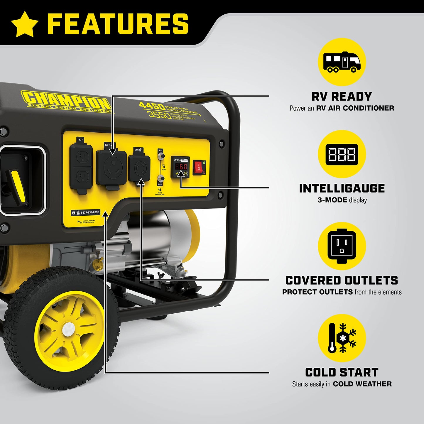 Champion Model #100460 / 100415 3550-Watt Generator